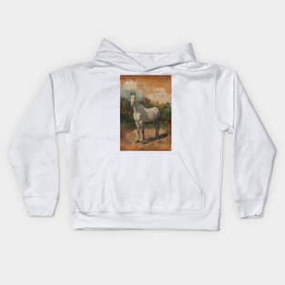 Classic Vintage French Country Horse Kids Hoodie